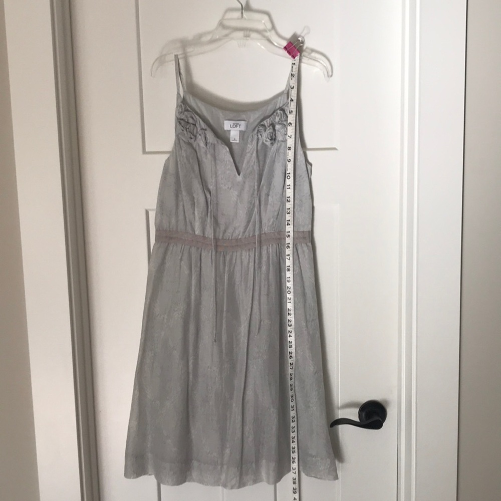 Loft grey dress size 6